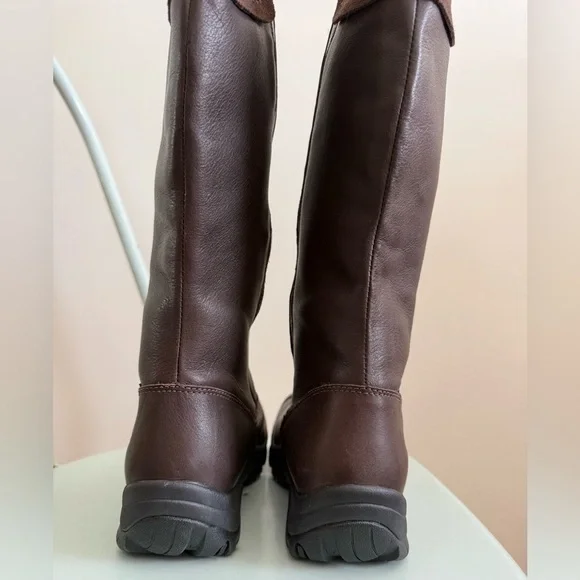 KEEN LAKEN HIGH BOOTS, W8 in Brown Leather - Picture 8 of 8